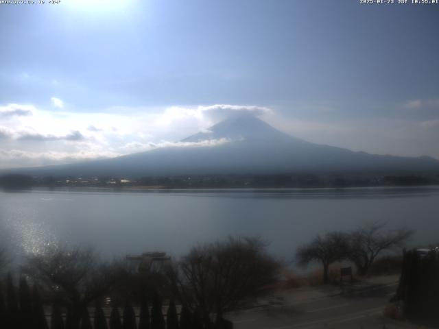 河口湖からの富士山