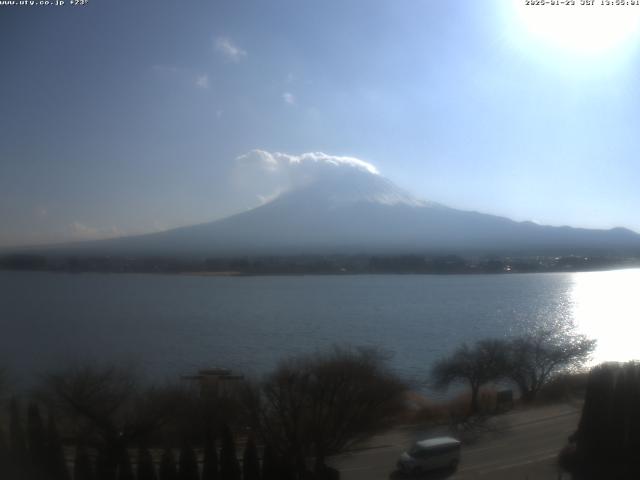 河口湖からの富士山