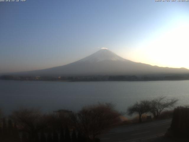 河口湖からの富士山