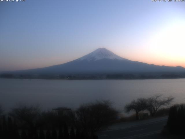 河口湖からの富士山