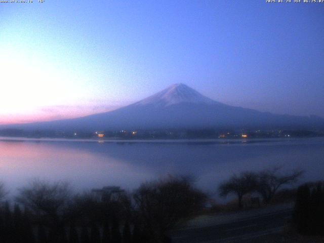 河口湖からの富士山