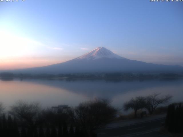 河口湖からの富士山