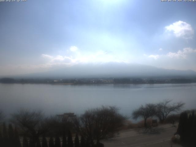 河口湖からの富士山