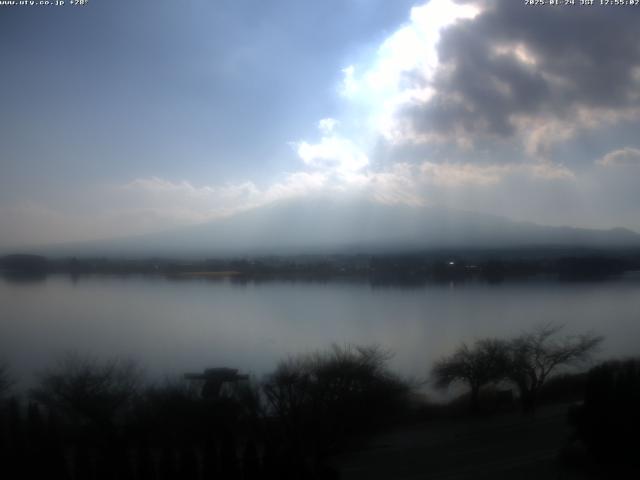 河口湖からの富士山