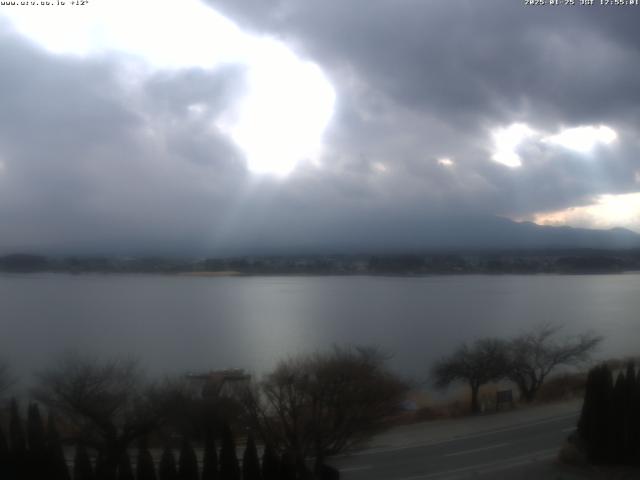 河口湖からの富士山