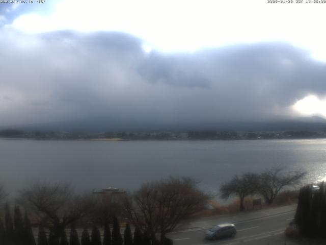 河口湖からの富士山