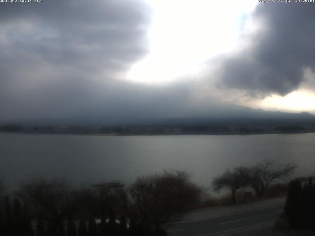 河口湖からの富士山