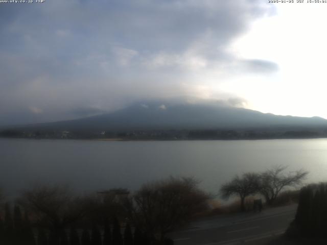 河口湖からの富士山