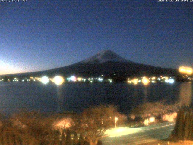 河口湖からの富士山