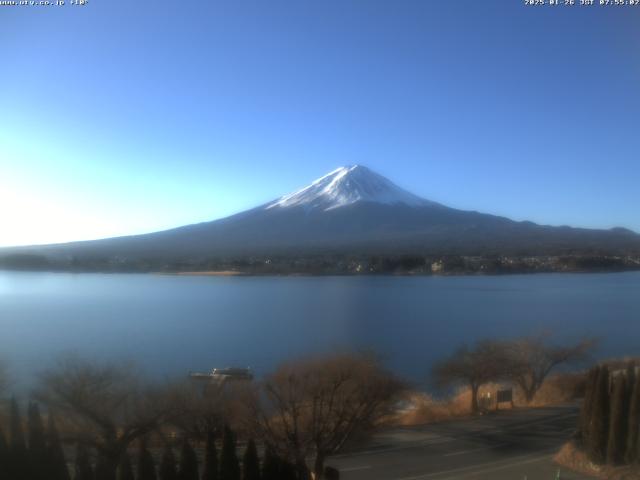 河口湖からの富士山