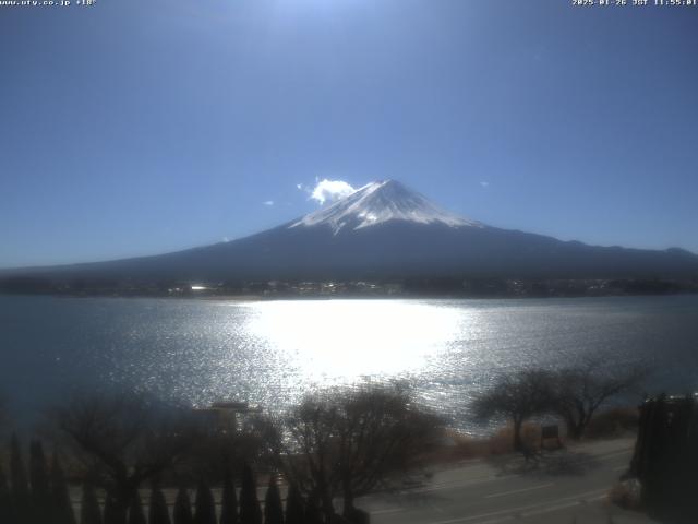 河口湖からの富士山