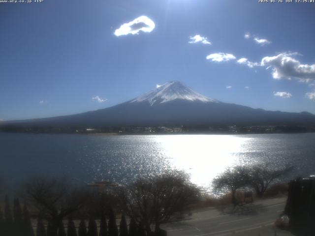 河口湖からの富士山