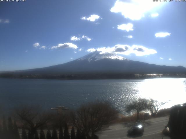 河口湖からの富士山