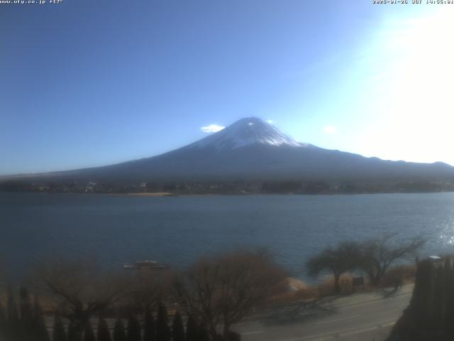 河口湖からの富士山