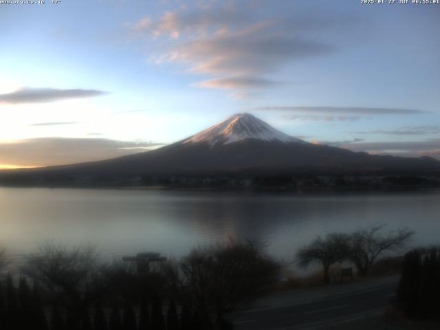 河口湖からの富士山