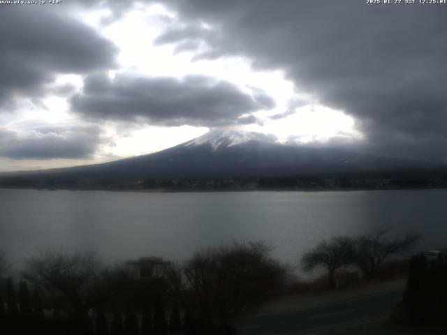 河口湖からの富士山