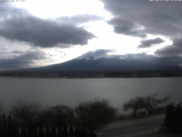 河口湖からの富士山