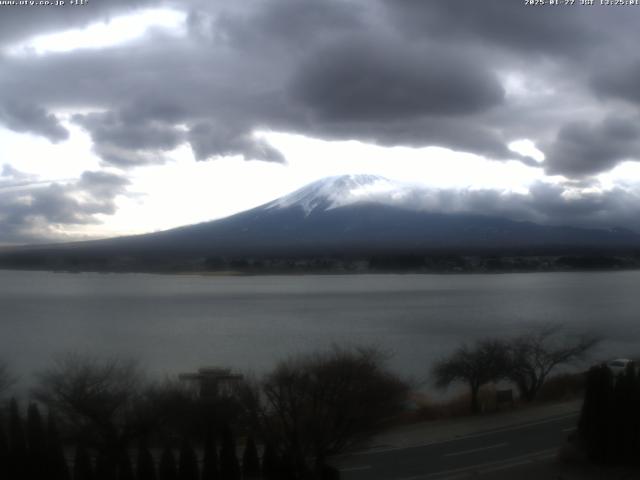 河口湖からの富士山