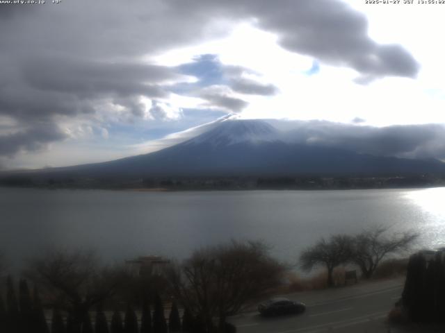 河口湖からの富士山