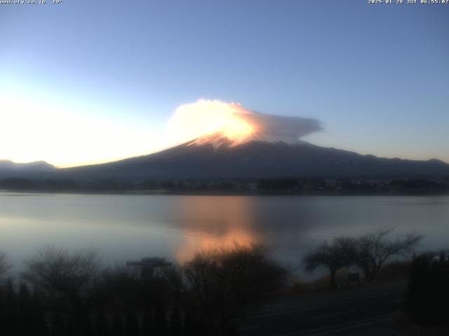 河口湖からの富士山