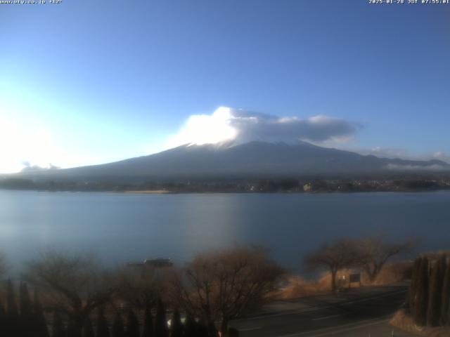 河口湖からの富士山