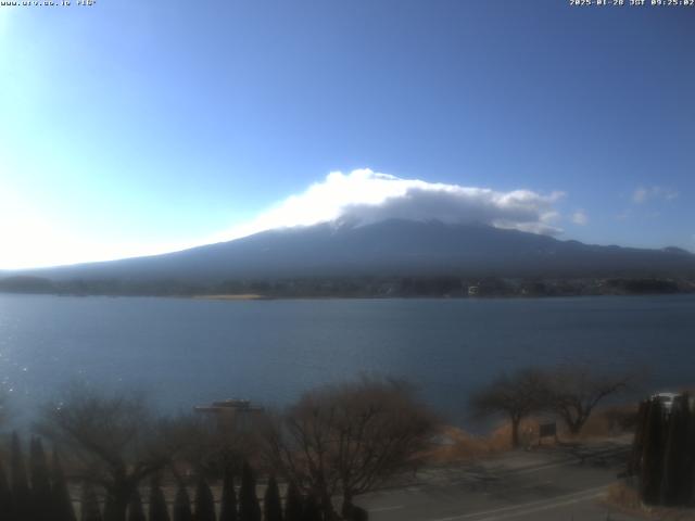 河口湖からの富士山