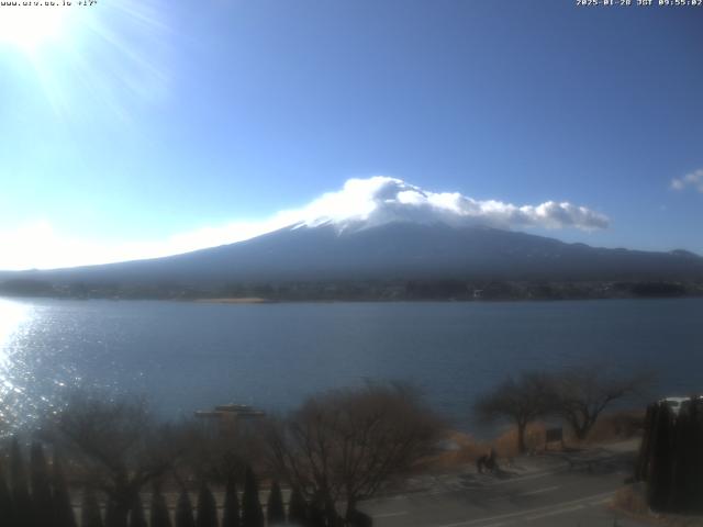 河口湖からの富士山