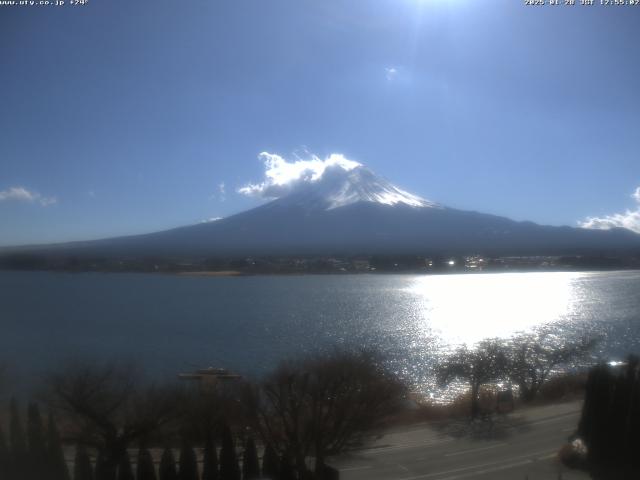 河口湖からの富士山