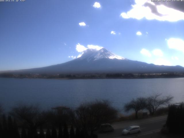 河口湖からの富士山