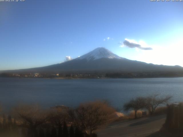 河口湖からの富士山