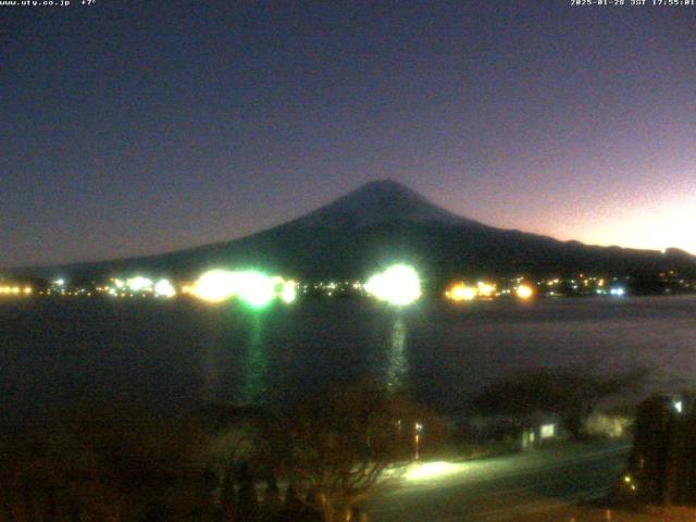 河口湖からの富士山