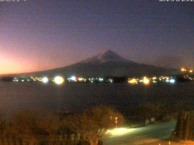 河口湖からの富士山