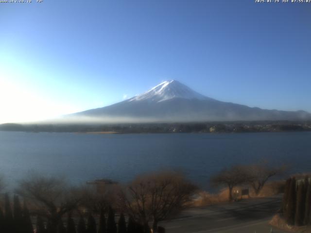 河口湖からの富士山