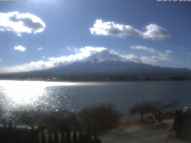 河口湖からの富士山