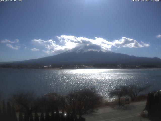 河口湖からの富士山