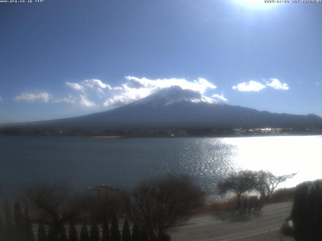 河口湖からの富士山