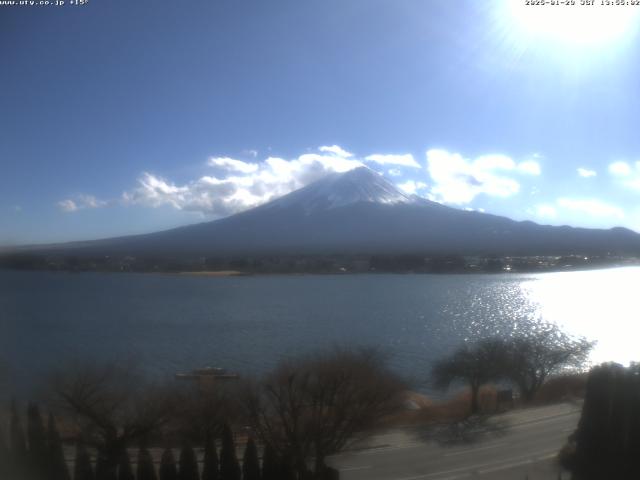 河口湖からの富士山