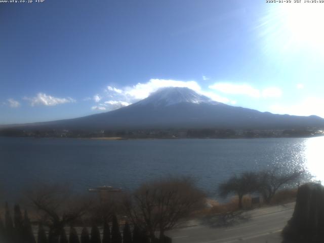 河口湖からの富士山