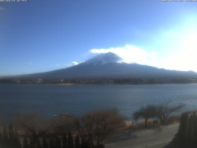 河口湖からの富士山