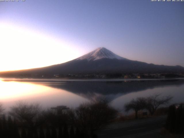 河口湖からの富士山