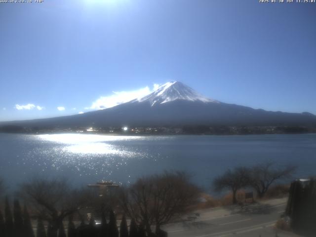 河口湖からの富士山