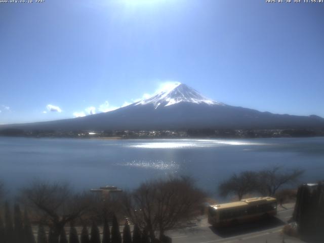 河口湖からの富士山