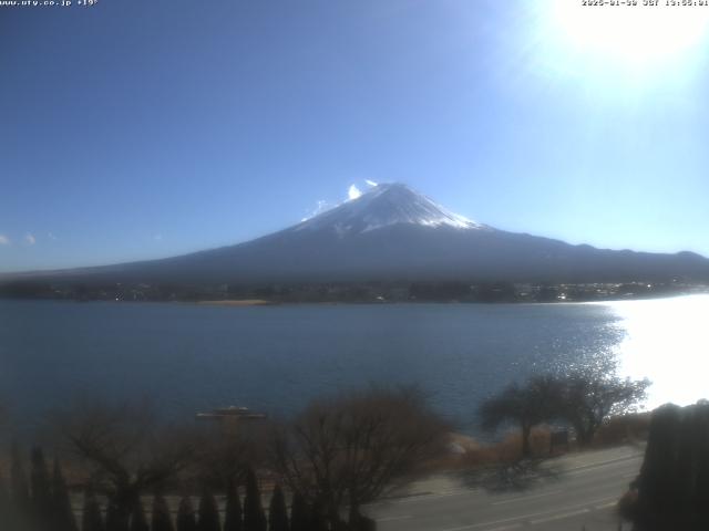 河口湖からの富士山