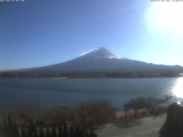 河口湖からの富士山