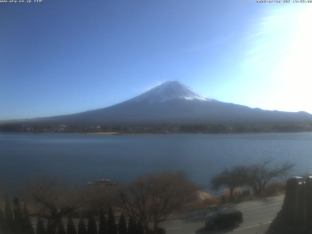 河口湖からの富士山