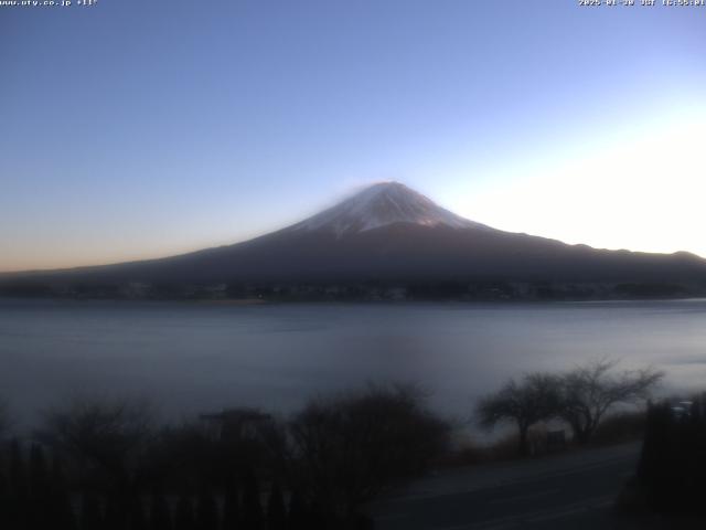 河口湖からの富士山