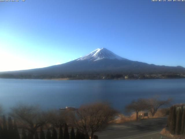 河口湖からの富士山