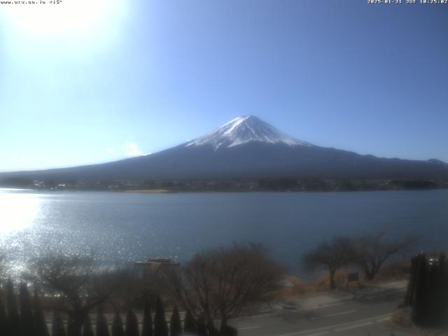 河口湖からの富士山