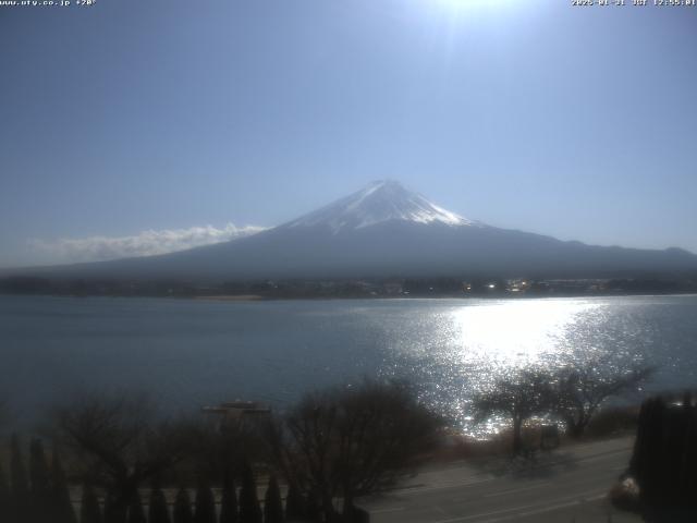 河口湖からの富士山