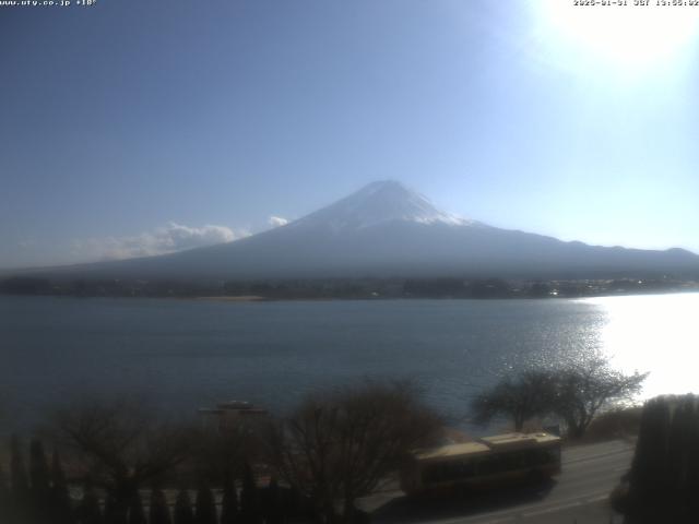 河口湖からの富士山